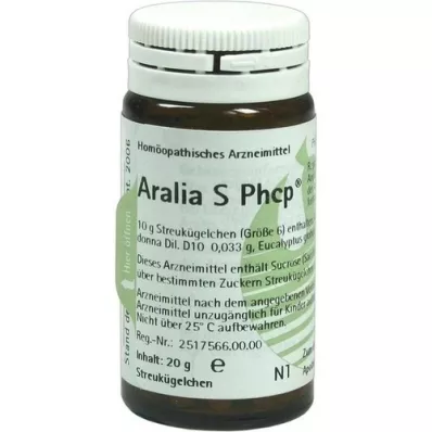 ARALIA Globules S Phcp, 20 g ARALIA Globules S Phcp, 20 g