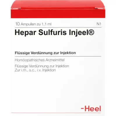 HEPAR SULFURIS INJEEL Ampoules, 10 pc HEPAR SULFURIS INJEEL Ampoules, 10 pc