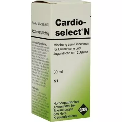 CARDIOSELECT N gouttes, 30 ml CARDIOSELECT N gouttes, 30 ml