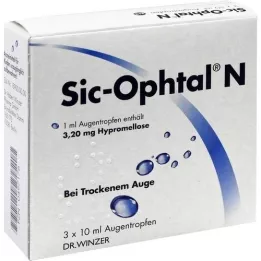 SIC OPHTAL N collyre, 3X10 ml
