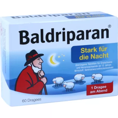 BALDRIPARAN Onglet. fortement enduit pour la nuit, 60 pièces