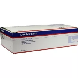 LEUKOTAPE Classique 2 cmx10 m blanc, 12 pc