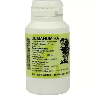 OLIBANUM RA Comprimés dencens, 250 pc OLIBANUM RA Comprimés dencens, 250 pc