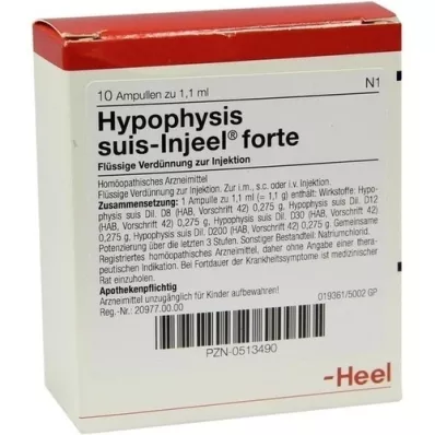 HYPOPHYSIS SUIS Ampoules Injeel Forte, 10 pc