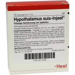 HYPOTHALAMUS Suis Injeel Ampoules, 10 pc