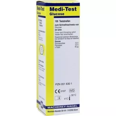 MEDI-TEST Bandelettes de test de glucose, 100 pièces MEDI-TEST Bandelettes de test de glucose, 100 pièces
