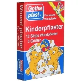 GOTHAPLAST Bandes de plâtre pour enfants, 12 pièces