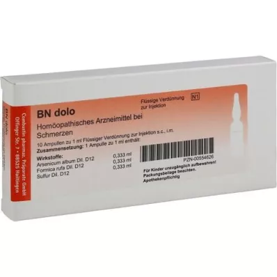 BN ampoules dolo, 10 pc