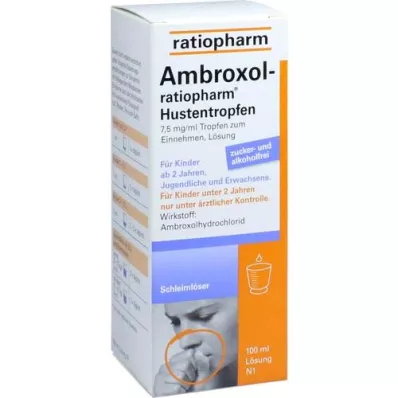 AMBROXOL-gouttes contre la toux ratiopharm, 100 ml