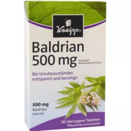 KNEIPP Valériane 500 comprimés enrobés, 90 pc