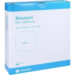 BIATAIN Pansement en mousse 10x10 cm non adhésif, 10 pièces
