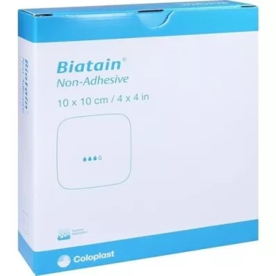 BIATAIN Pansement en mousse 10x10 cm non adhésif, 10 pièces
