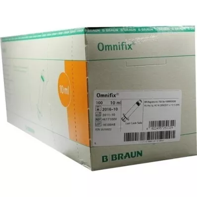 OMNIFIX Solo Spr.10 ml Luer Lock sans latex, 100X10 ml OMNIFIX Solo Spr.10 ml Luer Lock sans latex, 100X10 ml
