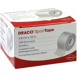 DRACO TAPEVERBAND 3,8 cmx10 m blanc, 1 pièce