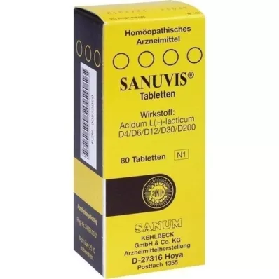 SANUVIS Comprimés, 80 pc SANUVIS Comprimés, 80 pc