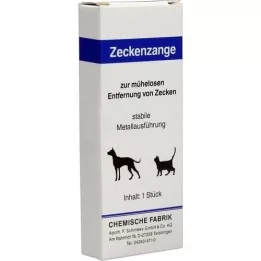 ZECKENZANGE en métal, 1 pièce