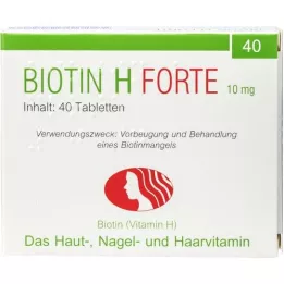 BIOTIN Comprimés H Forte, 40 pc