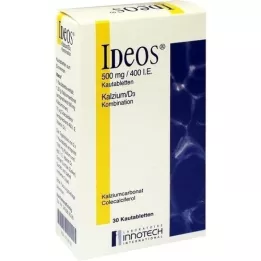 IDEOS Comprimés à croquer 500 mg/400 UI, 30 pc