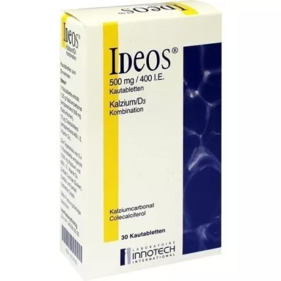 IDEOS Comprimés à croquer 500 mg/400 UI, 30 pc
