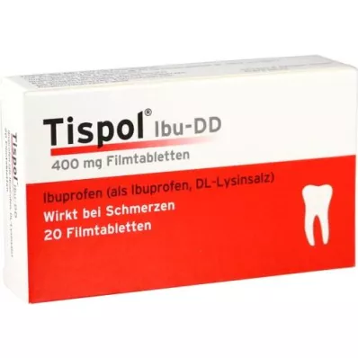 TISPOL Ibu DD comprimés pelliculés, 20 pc