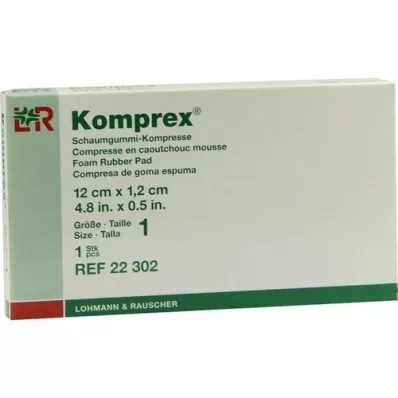 KOMPREX Caoutchouc mousse compr. taille 1, ajustement rénal, 1 pièce KOMPREX Caoutchouc mousse compr. taille 1, ajustement rénal, 1 pièce