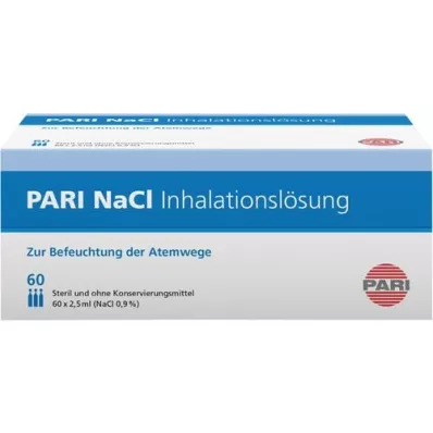 PARI Ampoules de solution pour inhalation de NaCl, 60X2,5 ml