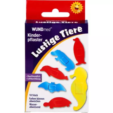 KINDERPFLASTER animaux rigolos, 10 pcs
