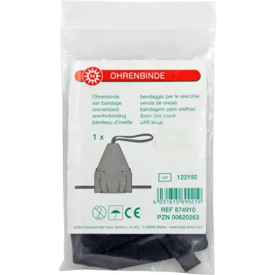 OHRENBINDE noir moyen, 1 pièce OHRENBINDE noir moyen, 1 pièce