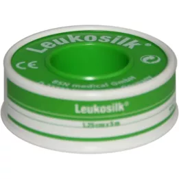 LEUKOSILK 1,25 cmx5 m, 1 pièce