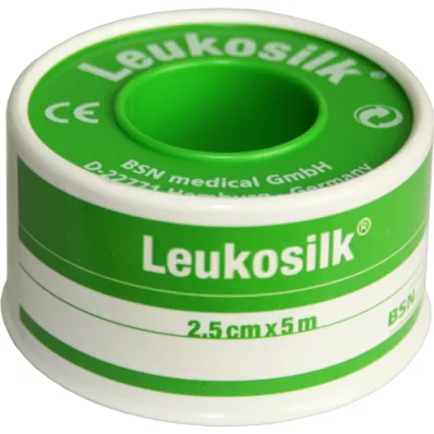 LEUKOSILK 2,5 cmx5 m, 1 pièce