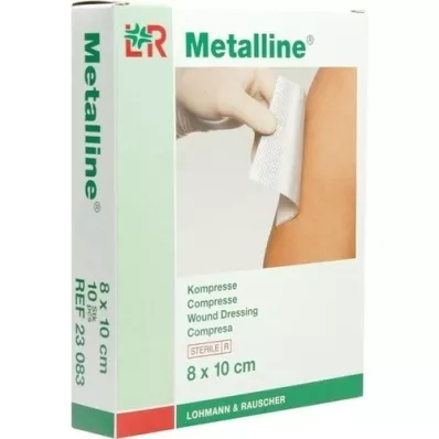 METALLINE Compresses 8x10 cm stériles, 10 pièces METALLINE Compresses 8x10 cm stériles, 10 pièces