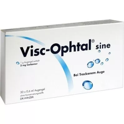 VISC OPHTAL gel pour les yeux sinus, 30X0,6 ml