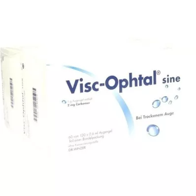 VISC OPHTAL gel pour les yeux sinus, 120x0,6 ml