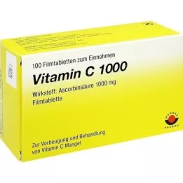 VITAMIN C 1000 comprimés pelliculés, 100 pc