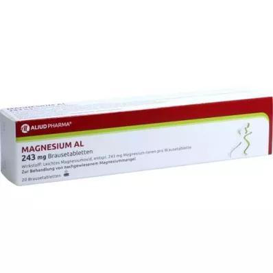 MAGNESIUM AL Comprimés effervescents de 243 mg, 20 pc