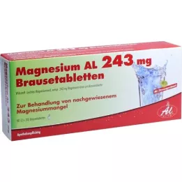 MAGNESIUM AL Comprimés effervescents de 243 mg, 40 pc