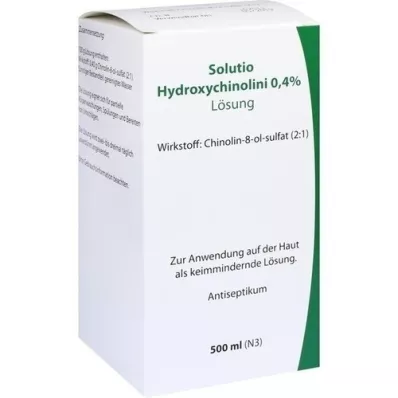 SOLUTIO HYDROXYCHINE.0,4%, 500ml