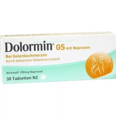 DOLORMIN GS avec des comprimés de naproxène, 30 pc DOLORMIN GS avec des comprimés de naproxène, 30 pc