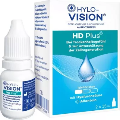 HYLO-VISION HD Plus collyre, 2X15 ml HYLO-VISION HD Plus collyre, 2X15 ml