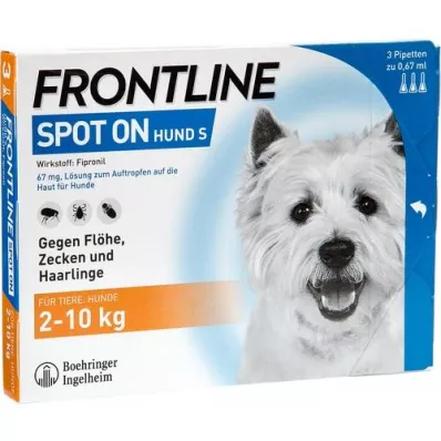 FRONTLINE Spot sur solution H 10 pour chiens, 3 pc