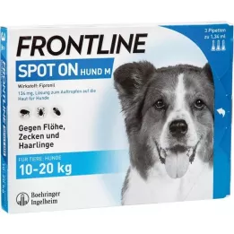 FRONTLINE Spot sur solution H 20 pour chiens, 3 pc
