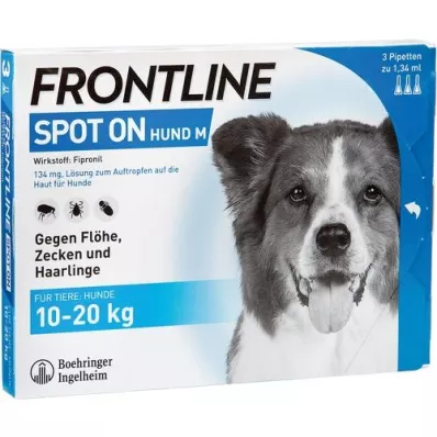 FRONTLINE Spot sur solution H 20 pour chiens, 3 pc