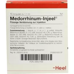 MEDORRHINUM Ampoules Injeel, 10 pc