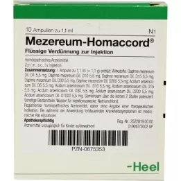 MEZEREUM HOMACCORD Ampoules, 10 pc
