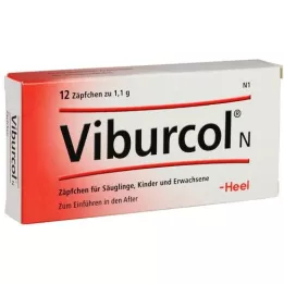 VIBURCOL N suppositoires pour enfants et nourrissons, 12 pc