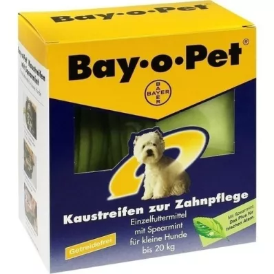 BAY O PET Bandes à mâcher soins dentaires menthe verte pour petits chiens, 140 g BAY O PET Bandes à mâcher soins dentaires menthe verte pour petits chiens, 140 g