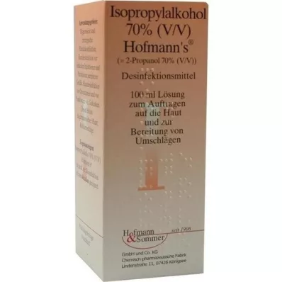 ISOPROPYLALKOHOL 70 % V/V Hofmanns, 100 ml ISOPROPYLALKOHOL 70 % V/V Hofmanns, 100 ml