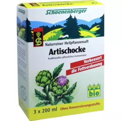 ARTISCHOCKENSAFT Schönenberger, 3X200 ml