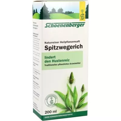 SPITZWEGERICHSAFT Schönenberger, 200 ml SPITZWEGERICHSAFT Schönenberger, 200 ml