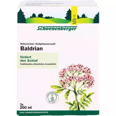 BALDRIAN HEILPFLANZENSÄFTE Schönenberger, 3X200 ml